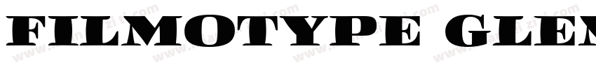 Filmotype Glenlake R字体转换